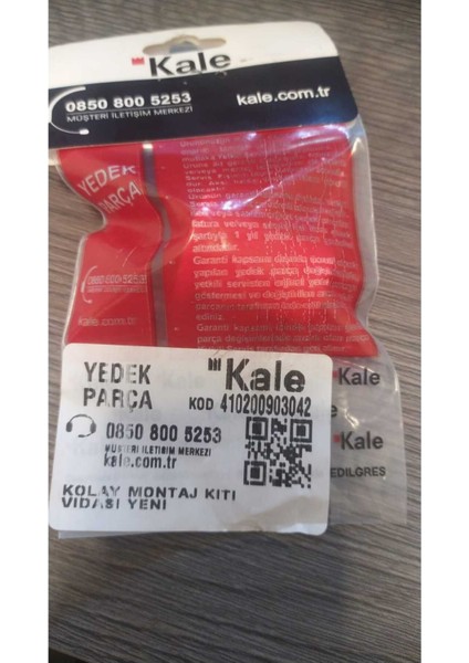 Asma Klozet Kolay Montaj Kiti Vidası Yeni Tip