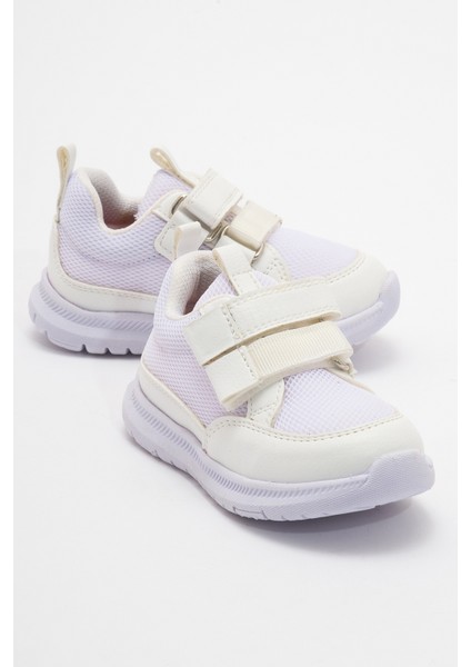 Unisex Çocuk Beyaz Günlük İlk Adım Spor Ayakkabı