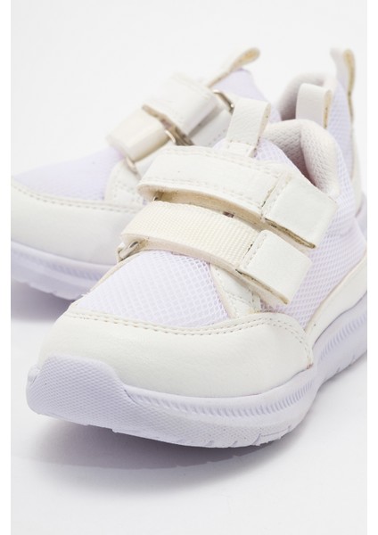 Unisex Çocuk Beyaz Günlük İlk Adım Spor Ayakkabı