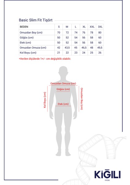 Bisiklet Yaka Slim Fit Dar Kesim Süprem Pamuk Tişört