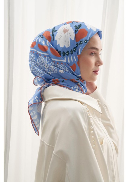 Twill Eşarp Manolya Mavi fiyatları