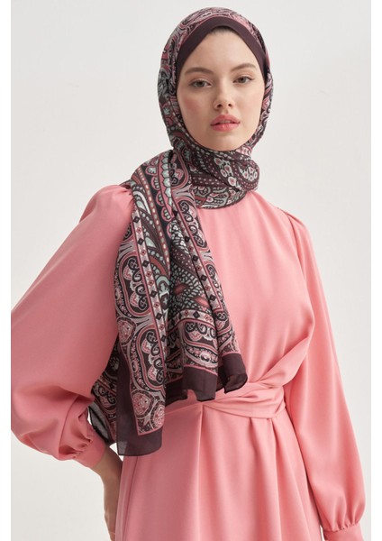 Olea Bordo Nilla Pamuklu Şal