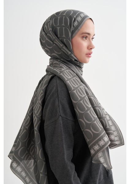 Vei Monogram Floş Şal Gri modelleri
