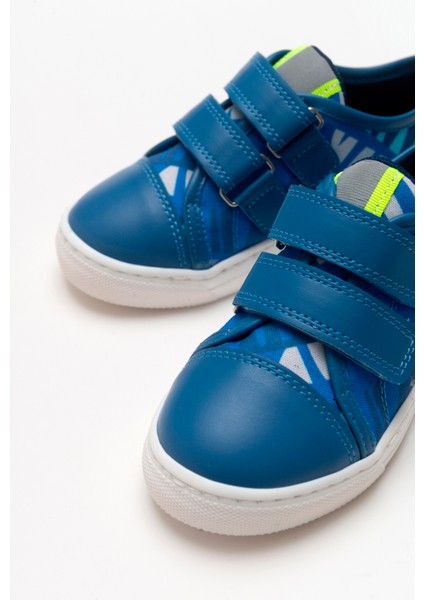 Erkek Çocuk Mavi Sneaker Ayakkabı