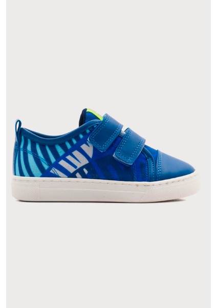 Erkek Çocuk Mavi Sneaker Ayakkabı