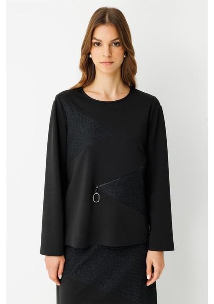 Patchli Etekli Takım Siyah fiyatları