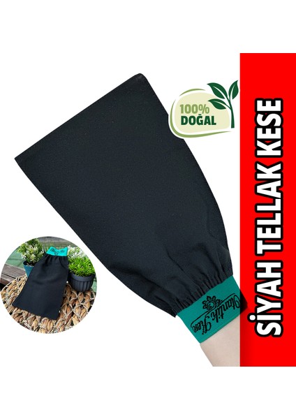 Banyo Kesesi, Hamam Kesesi, Duş Kesesi, Vücut Kesesi, Siyah Sert Banyo Kesesi