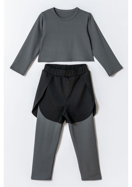 Şort Detaylı Kız Çocuk Spor Takım fiyatları