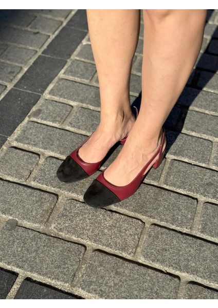 Alvea Kadın Süet Küt Burun Ayakkabı Zarif ve Modern Ön Tasarım fiyatları