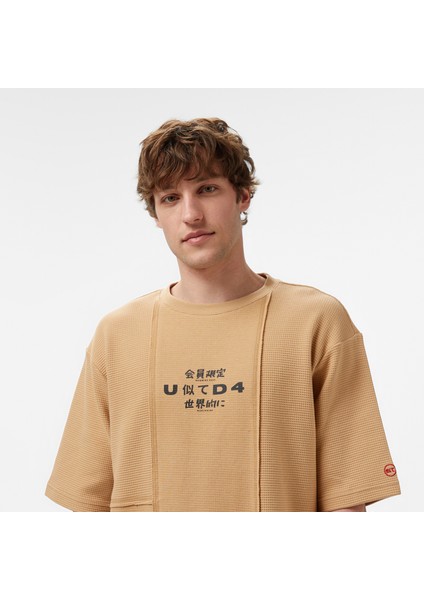 Unıted4 Örme Comfort Erkek Krem T-Shirt fırsatları