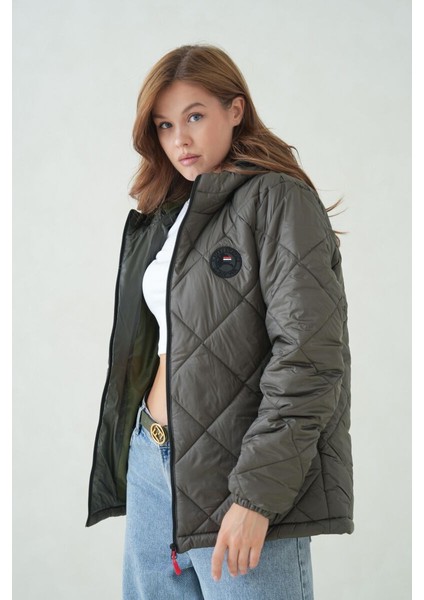 Su ve Rüzgar Geçirmez Jel Elyaflı Kapitone Cepli Spor Mont fiyatları