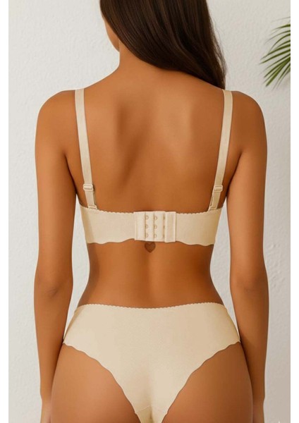 Dikişsiz Balensiz Hafif Destekli Kalp Detay Lazer Kesim Izbırakmaz Görünmez Sütyen indirimleri