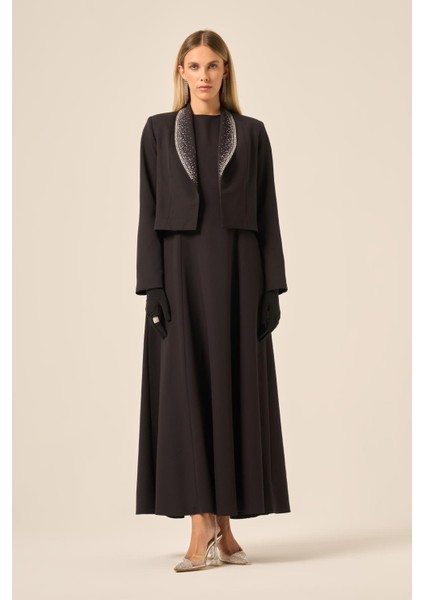 Kadın Ceket Elbise Takım Siyah 31210