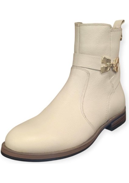 2552703K Düz Topuk Ince Taban Deri Kadın Bot fiyatları
