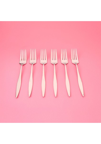 Monaco 6'lı Yemek Çatalı - Inox fiyatları