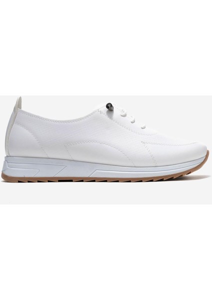 Kum Baskılı Yumuşak Tabanlı Kadın Ayakkabı Beyaz Cilt fiyatları