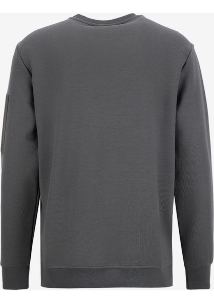 Bisiklet Yaka Düz Haki Erkek Sweatshırt J5WM-SWT7390 fiyatları