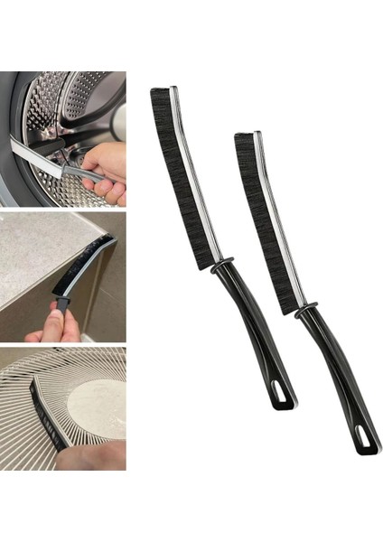 BUFFER® 2li Çok Amaçlı Multi Ince Temizlik Fırçası Derz Arası Banyo Mutfak Lavabo Detay Temizleme Fırçası