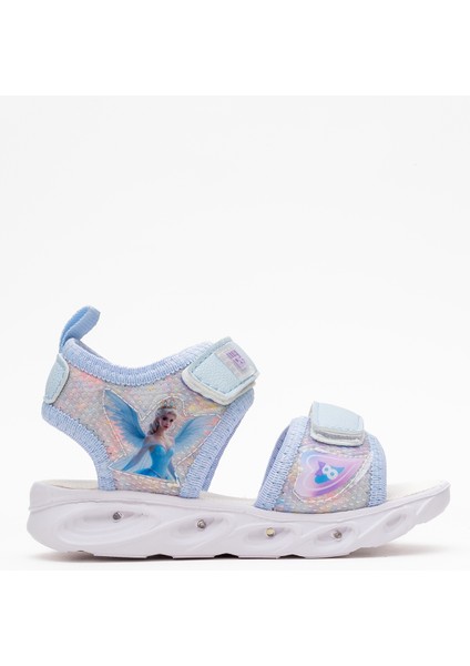 Kız Çocuk Mavi Işıklı Anatomik Hafif Günlük Sandalet