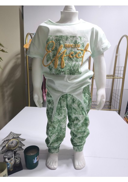 Kız Çocuk Pantolon Tişört Takım %100 Pamuk Nefes Alan Rahat Tarz Tasarım Cepli fiyatları