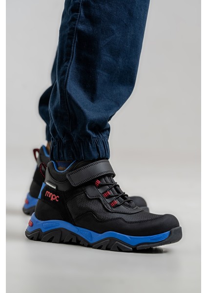 Erkek Çocuk Siyah Su Geçirmez Anatomik Günlük Bot