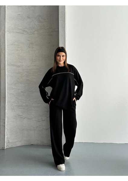 Kadın Ince Çizgi Detaylı Ikili Takım fırsatları