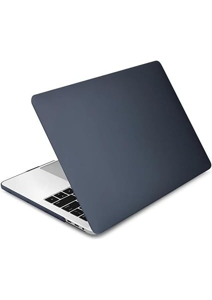MacBook Air M1 Kılıf 13 Inç ile Uyumlu, Mat Sert Kılıf Flu Görünüm A2337 A2179 A1932, Çizilmeye ve Darbelere Dayanıklı Koruma Kapak Siyah modelleri