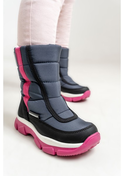 Kız Çocuk Gri Su Geçirmez Anatomik Günlük Bot