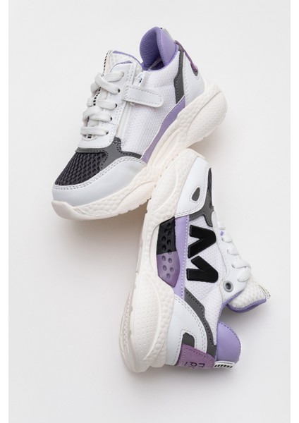 Kız Çocuk Beyaz Günlük Spor Ayakkabı