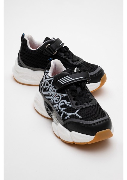 Erkek Çocuk Siyah Günlük Spor Ayakkabı