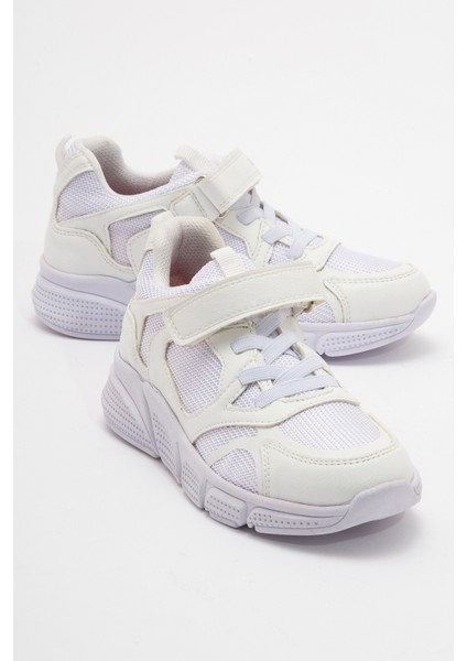 Erkek Çocuk Beyaz Günlük Spor Ayakkabı