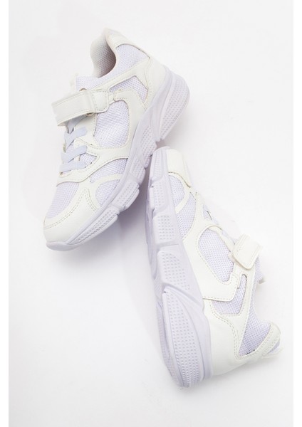 Erkek Çocuk Beyaz Günlük Spor Ayakkabı