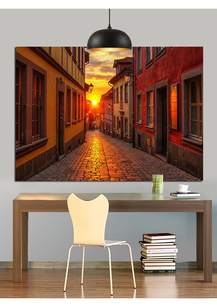 Sokak Işık Tünel Mimari Dekoratif Kanvas - Mdf Ahşap Tablo modelleri