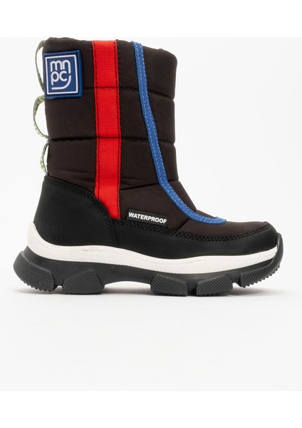 Erkek Çocuk Siyah Su Geçirmez Anatomik Günlük Bot