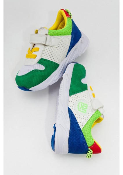 Erkek Çocuk Yeşil Günlük Spor Ayakkabı