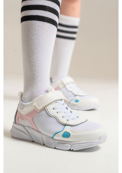 Kız Çocuk Beyaz Günlük Spor Ayakkabı