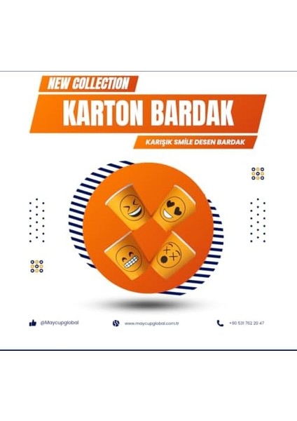 7 Oz Karton 300 Adet Karışık Desen fiyatları