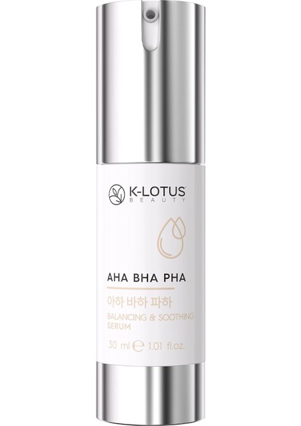 K-Lotus Beauty Cildi Onarma ve Ölü Hücrelerden Arındırma Etkili Dengeleyici & Yatıştırıcı Aha Bha Pha Cilt Serumu 28 ml modelleri