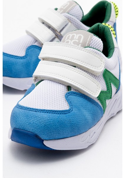 Erkek Çocuk Mavi-Beyaz Spor Ayakkabı