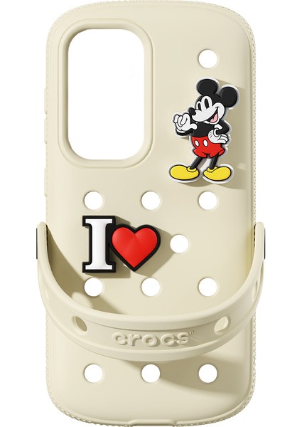 Galaxy S25 Crocks Kılıf Krem