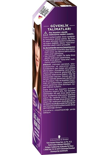 Yoğun Göz Alıcı Renkler Saç Boyası 5-68 Kestane Saç Boyası indirimleri