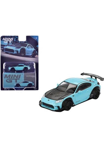 Bl 873 - Toyota GR86 Lb*nation Lıberty Walk Baby Blue 1/64 Model Araba