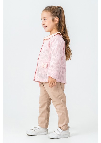 Fiyonk Cep Detaylı Kız Çocuk 3\'lü Takım - 26K 4497 fiyatları