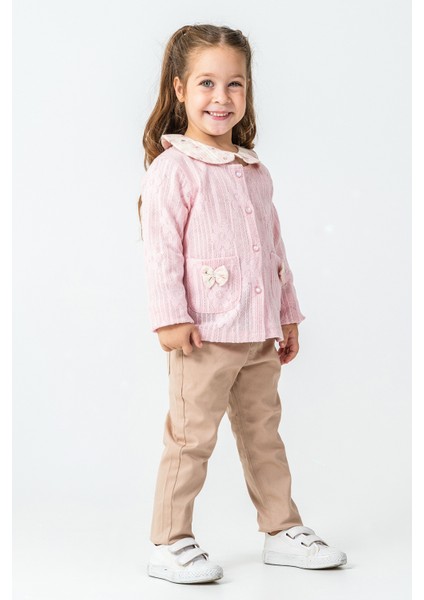Fiyonk Cep Detaylı Kız Çocuk 3\'lü Takım - 26K 4497 modelleri