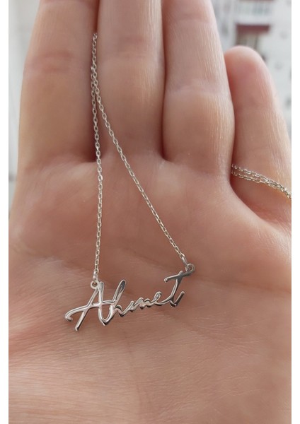 925 Ayar Gümüş Isimli Kolye