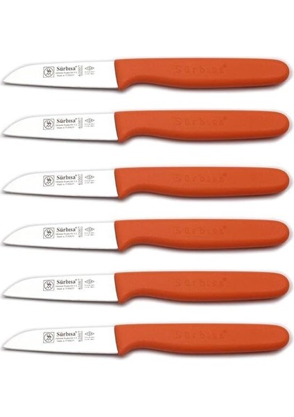 Sürmene 6'lı Meyve Bıçağı Seti 61007 (Turuncu)