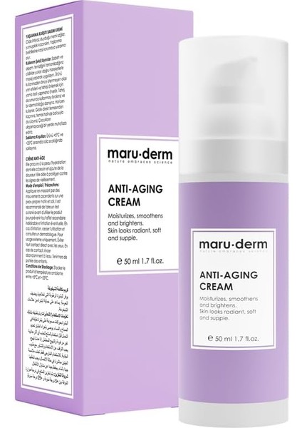 Maru.derm Anti-Age Kırışıklık Karşıtı Cilt Bakım Kremi 50 ml