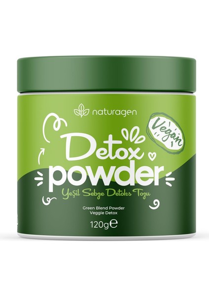 Naturagen Vity Detox Powder Yeşil Sebze Detox Tozu 120G modelleri