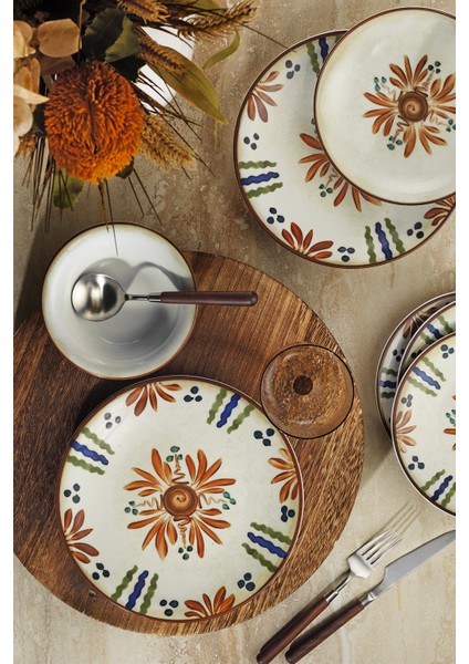 Sepia 24 Parça 6 Kişilik Yemek Takımı