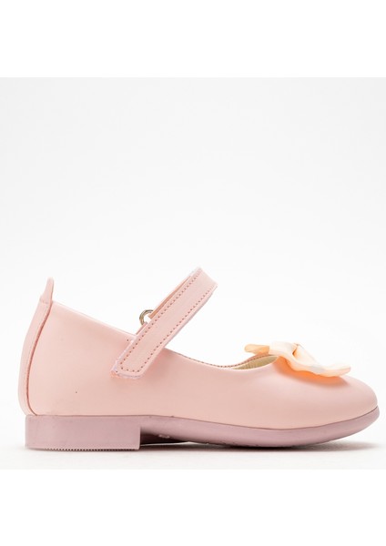 Kız Çocuk Pudra Fashion Babet